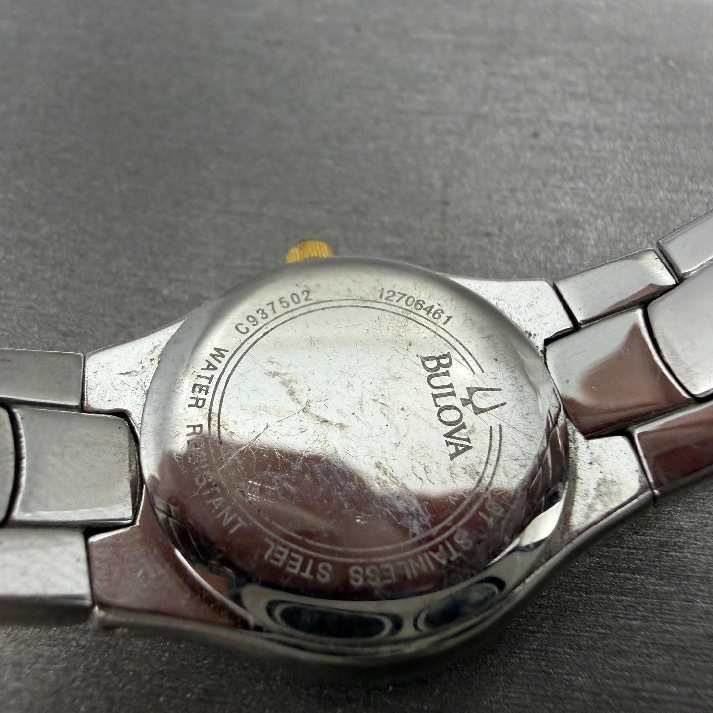 Bulova Watch Women 23mm Silver Dial Two Tone Round 98T84 New Battery9
