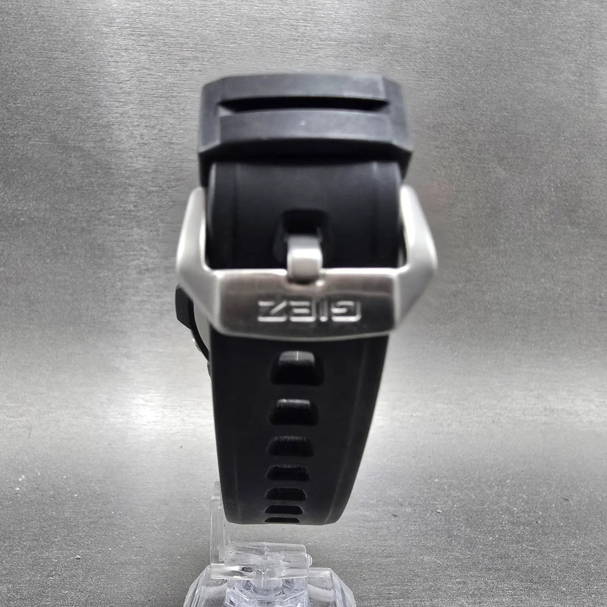 Casio G-Shock GS-1000 Watch Men 47mm Black Dial Black Silver Date Round Works7