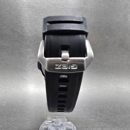 Casio G-Shock GS-1000 Watch Men 47mm Black Dial Black Silver Date Round Works7