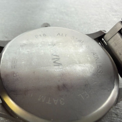 MVMT Classic Watch Men 45mm Gray Dial Gray Tone Date Round New Battery9