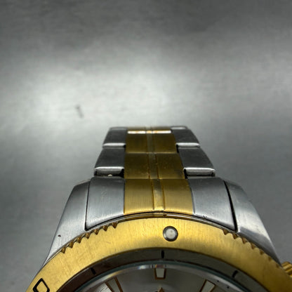 Invicta Specialty Chronograph Watch Men 46mm Silver Dial TwoTone Date 17441 Runs4