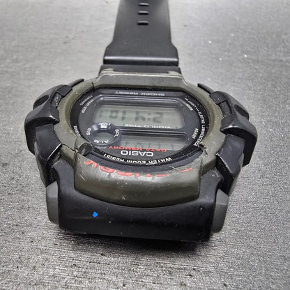 Casio G-Shock G-2200 Watch Men 49mm Black Gray Alarm Chronograph READ New Batt4