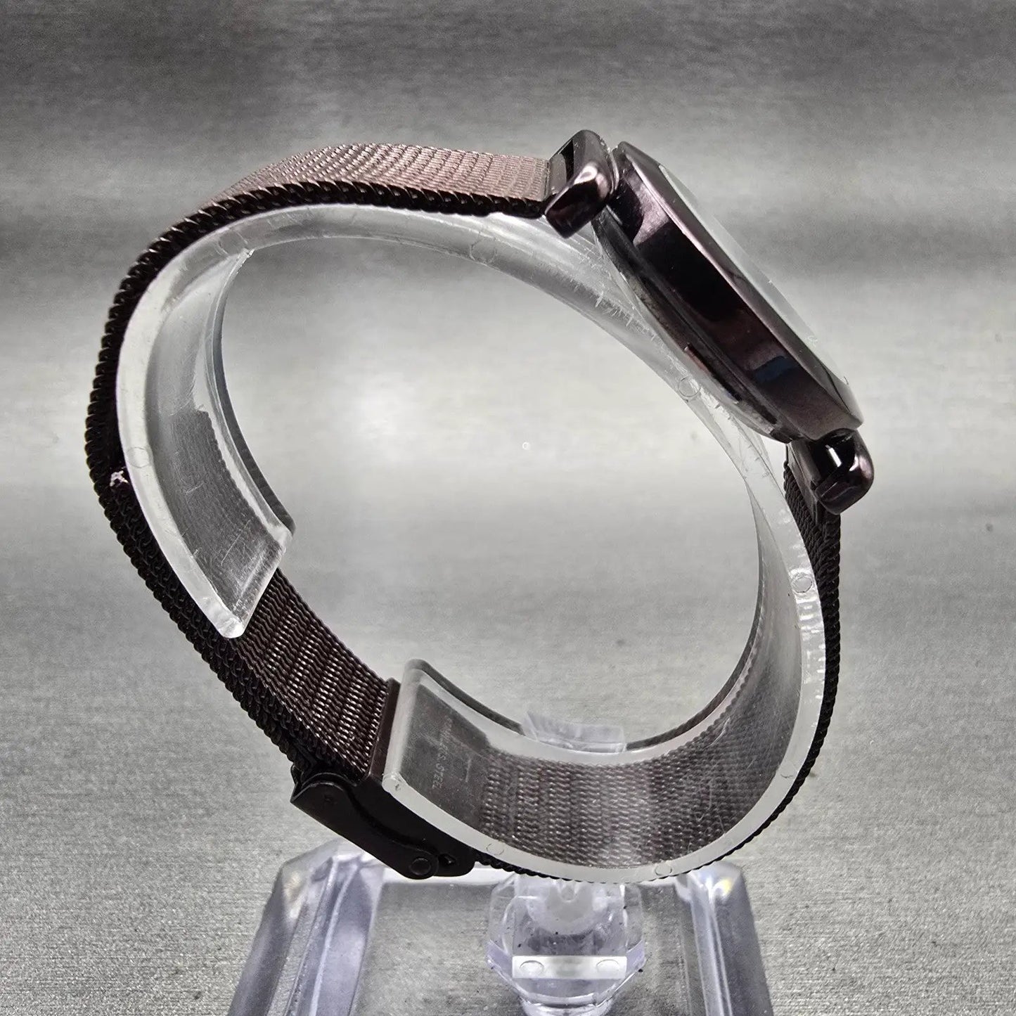 Skagen Watch Women 25mm MOP Dial Brown Tone Round Mesh Band 107SMMD New Batteryt8