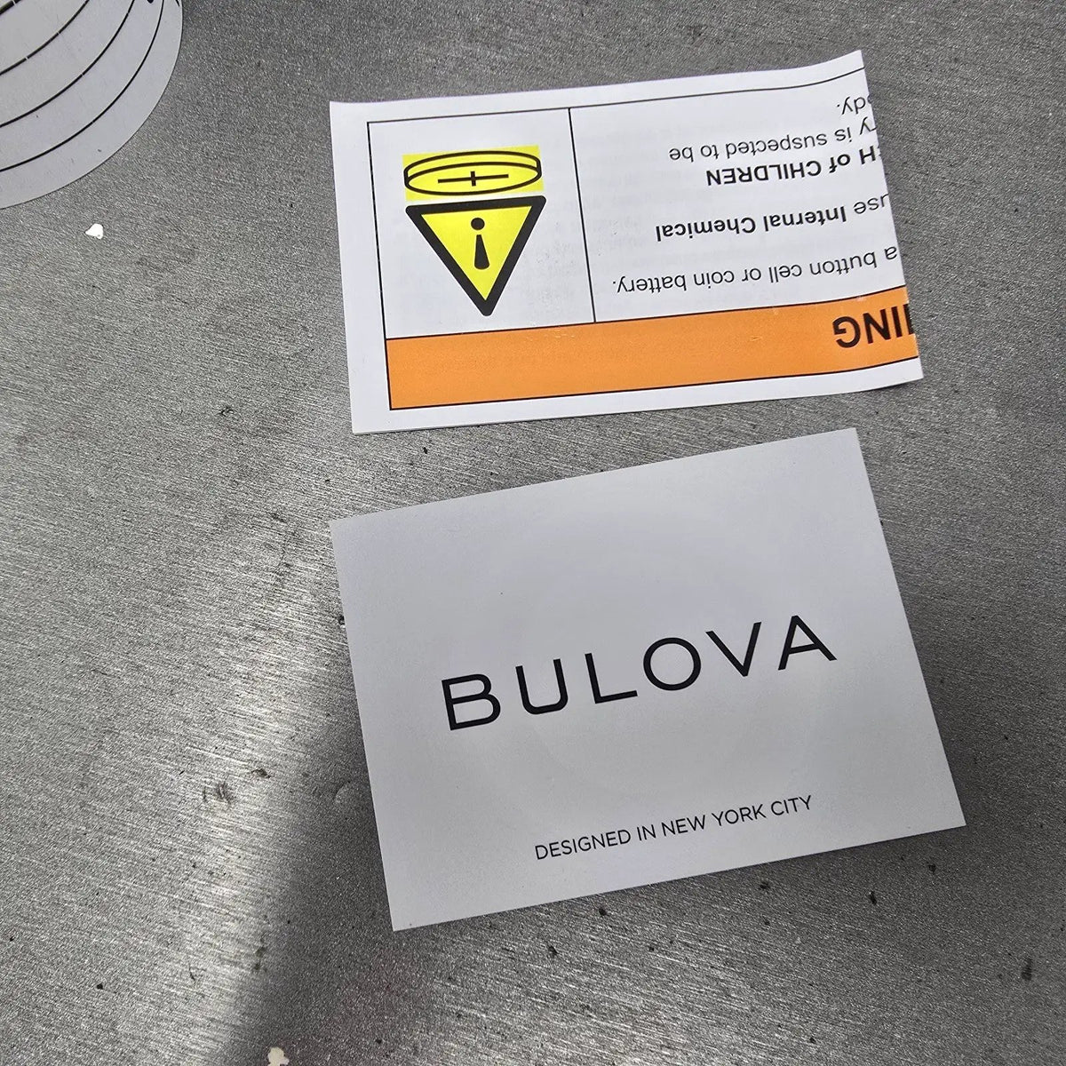 Bulova Watch Women 30mm White Dial Two Tone Date Round 98L323 New Battery 12316