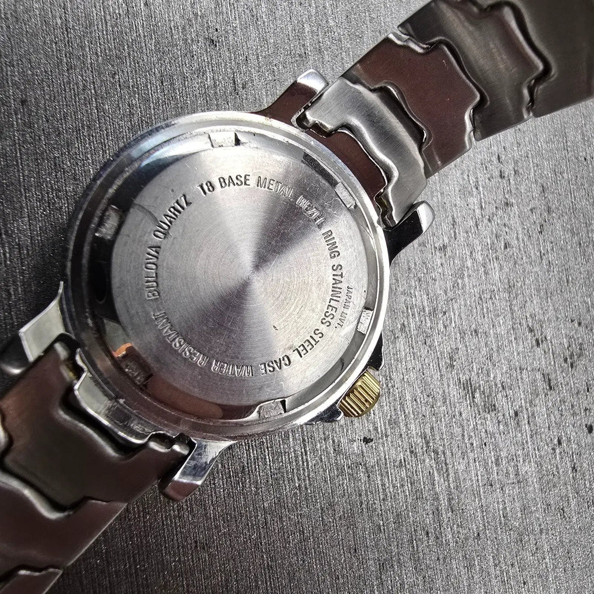 Bulova Marine Star Watch Women 27mm White Dial Two Tone Date Round 96M38 New Bat10