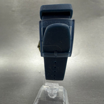 Swatch Blue Rebel Watch Men 41mm Blue Dial Gray Daydate SUON700 New Battery7