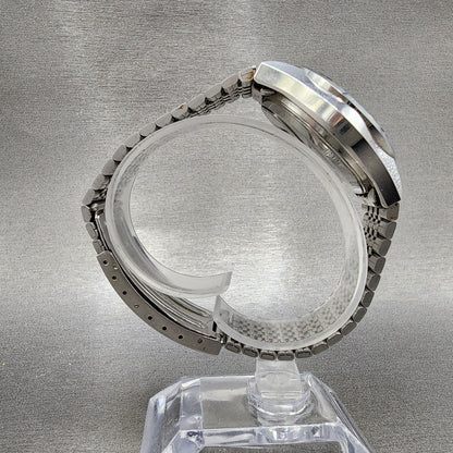 Seiko SQ 3003 Watch Men 37mm Blue Dial Silver Tone Daydate 08488038 New Battery8
