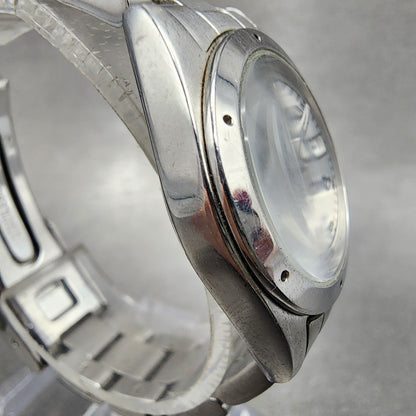 Citizen INED Watch Women 26mm Silver Dial Silver Tone Date Round New Battery3