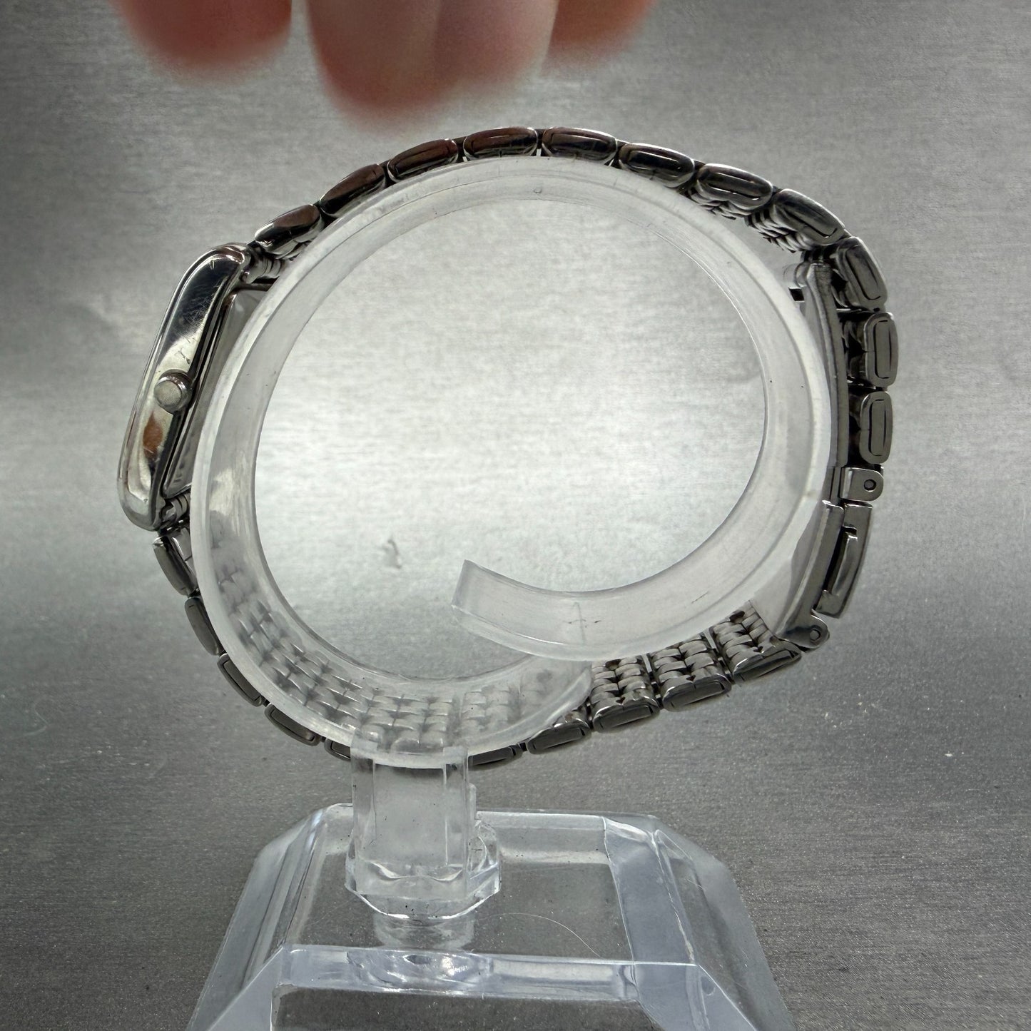 Citizen Tank Watch Women 18mm Black Dial Silver Tone 5930-S038588 New Battery6