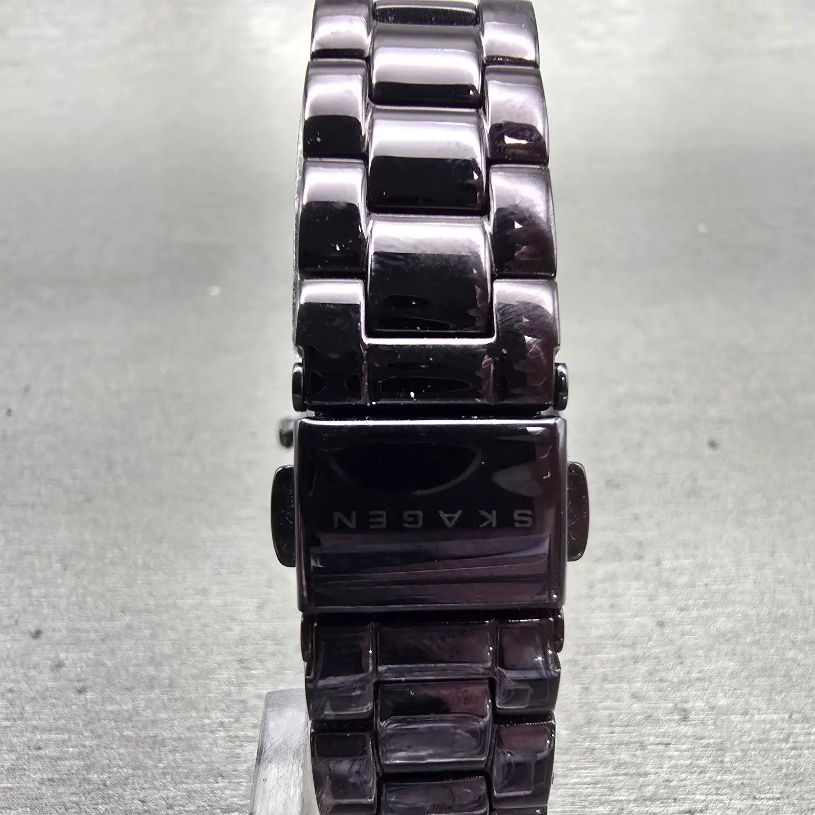 Skagen Glitz Watch Women 30mm Brown Dial Brown Tone Gemmed 347SDXD New Battery7