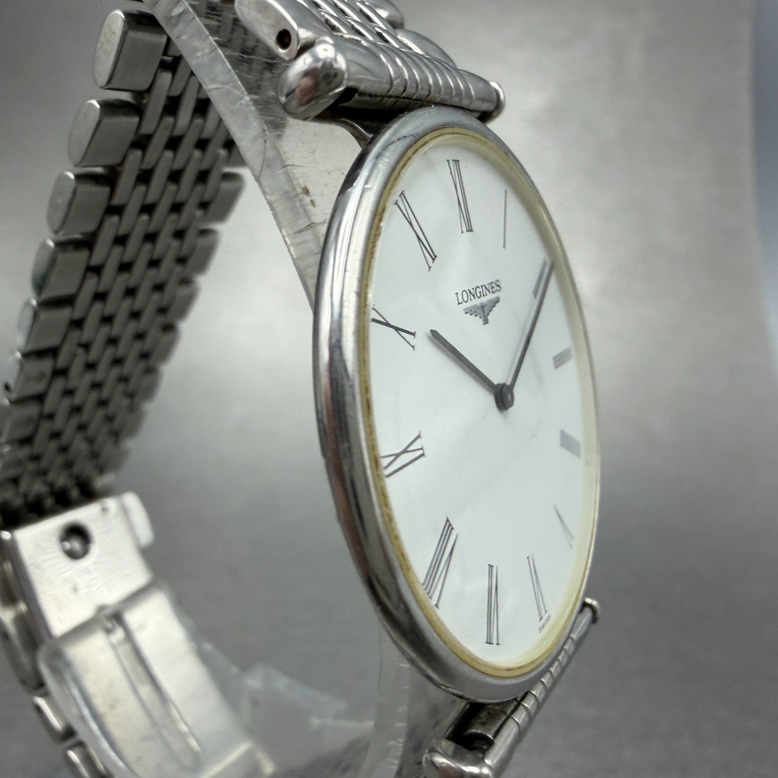 Longines La Grande Classique Watch Men 33m White Dial Steel Round L4.635.4 Works3