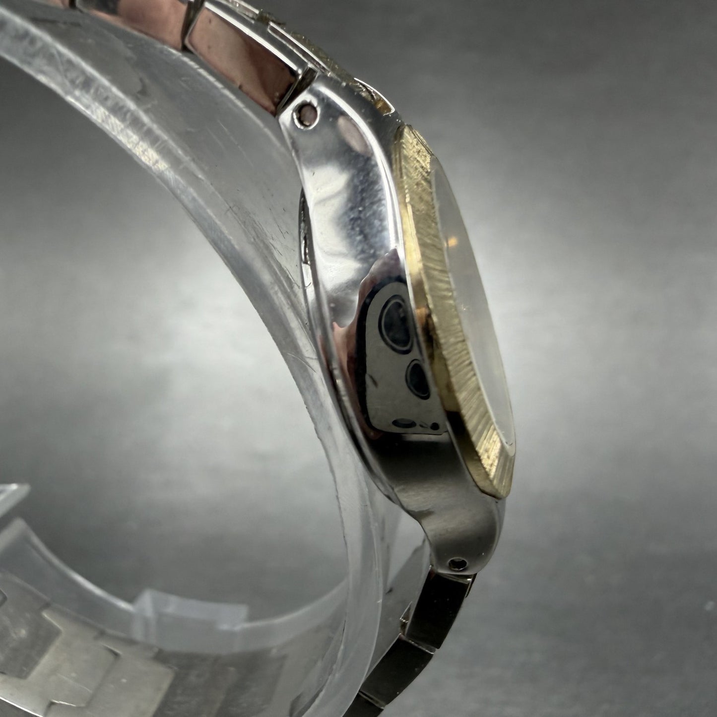 Waltham Watch Women 23mm MOP Dial Two Tone Round WAW041 New Battery3