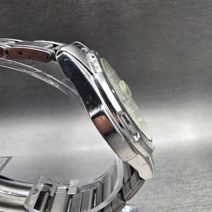 Seiko Alba Watch Men 39mm Luminous Dial Silver Tone Date V732-0S00 New Battery3