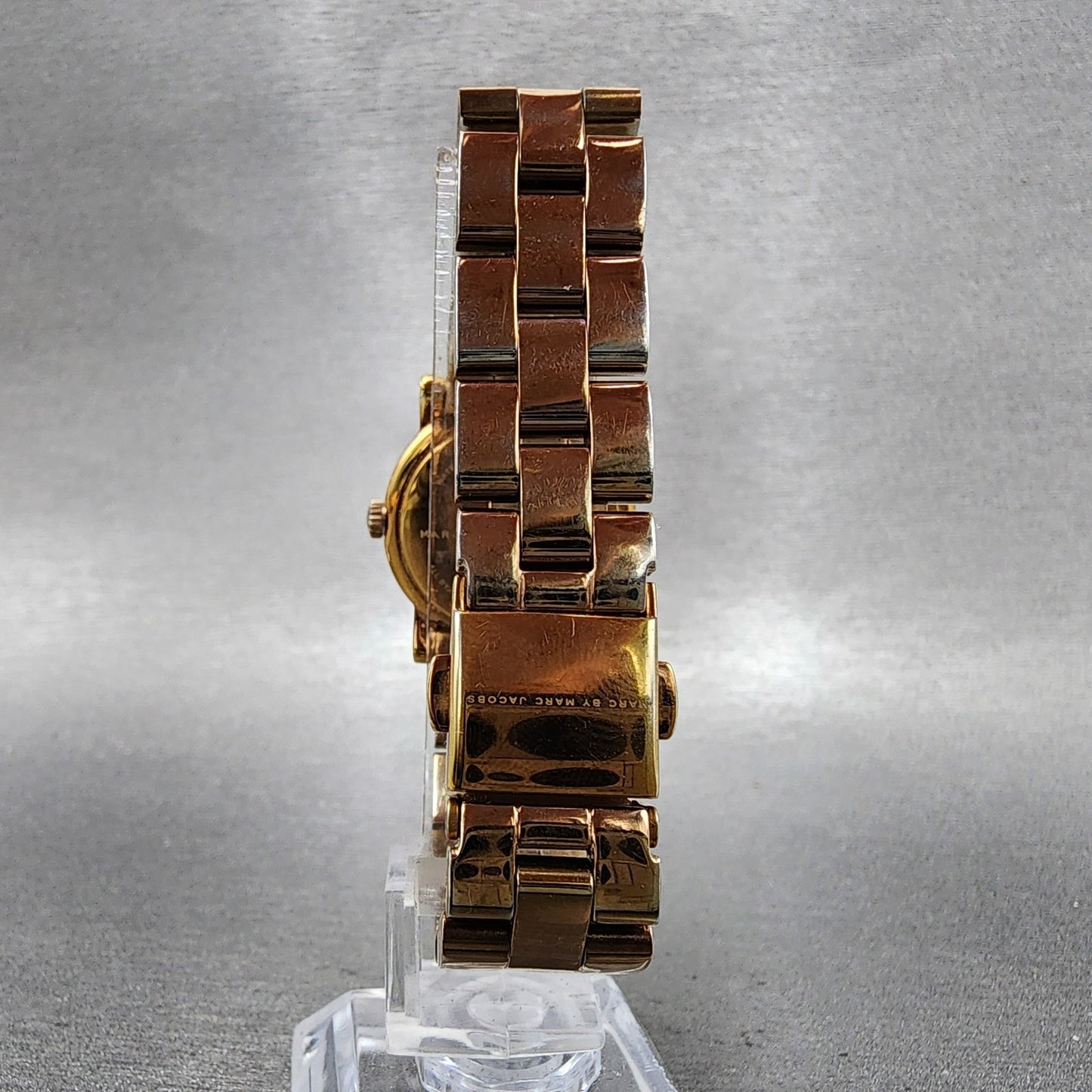 Marc By Marc Jacobs Mini Amy Watch Women 26mm White Dial Rose Gold Tone New Batt7