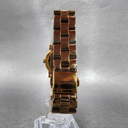 Marc By Marc Jacobs Mini Amy Watch Women 26mm White Dial Rose Gold Tone New Batt7