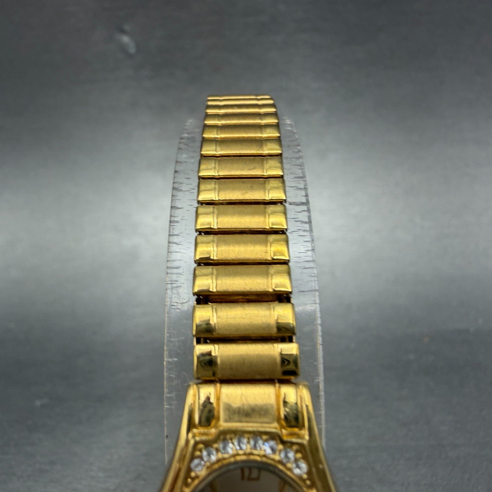 Pulsar Watch Women 17mm Champagne Dial Gold Tone Oval 1N00-X318 New Battery4