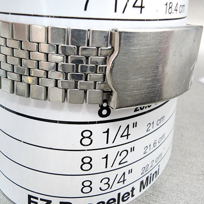 Seiko SilverWave Watch Men 35mm Silver  Dial Steel Daydate 59337020 New Battery10