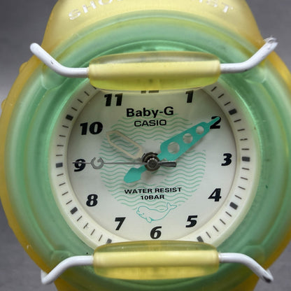 Casio Baby-G BG-11 Watch Women 42mm White Dial Clear Tone Round New Battery NJG1