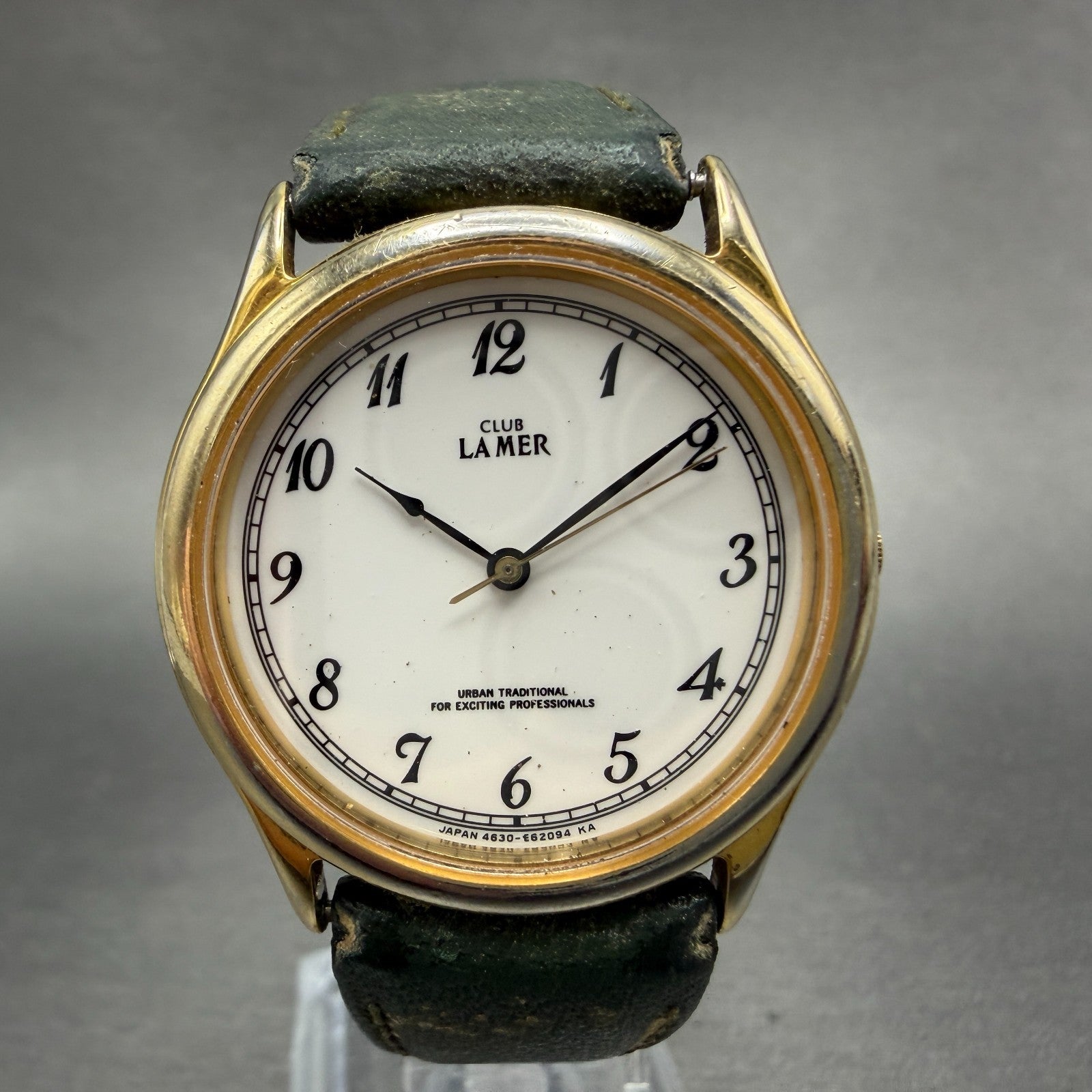 Citizen Club Lamer Watch Men 32mm White Dial Gold Tone Round 4630-E60493 PARTS0