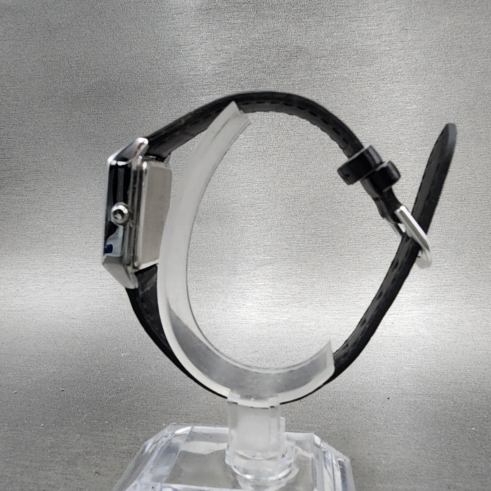 Casio Tank Watch Women 22mm Black Dial Silver Tone Rectangle LTPV007 NewBattery6
