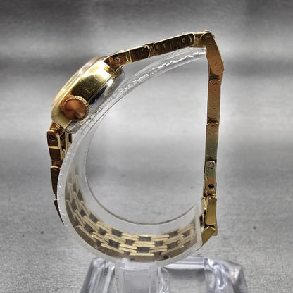 Seiko Watch Women 18mm Gold Dial Gold Tone Round 1100-1400 Manual Wind Vintage6