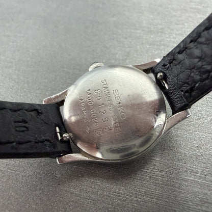 Seiko Watch Women 20mm White Dial Silver Tone Round 1400-0020 New Battery9