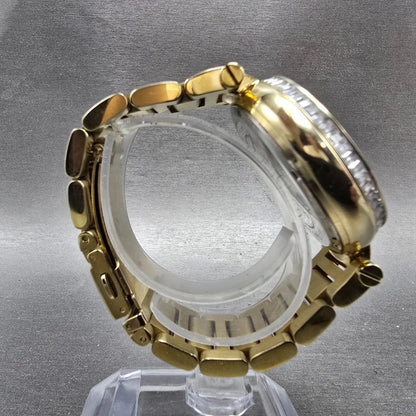 Michael Kors Skyler Watch Women 41mm Champagne Dial Gold Tone MK-5867 New Batt8