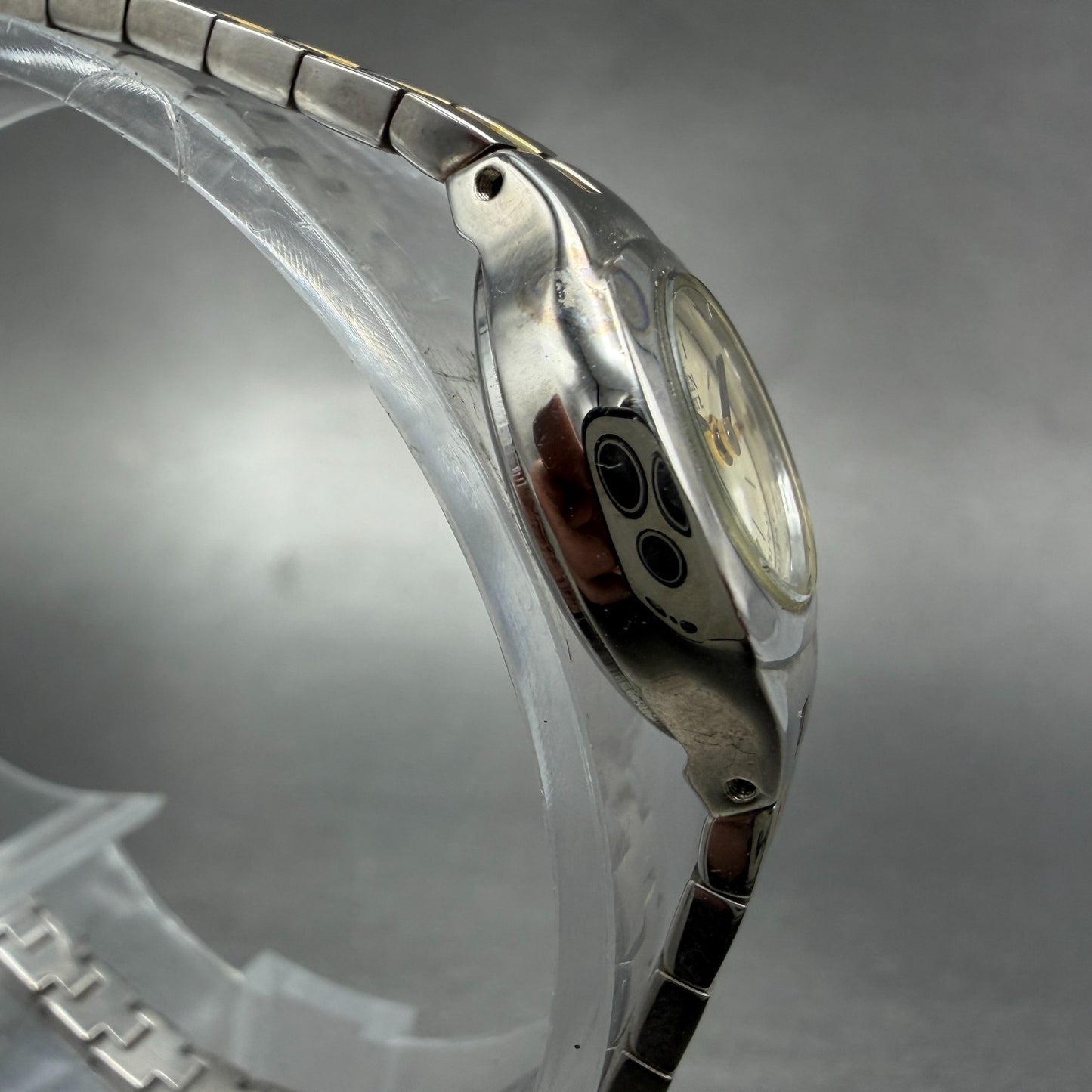 Citizen Watch Women 17mm Cream Dial Two Tone Round 5920-S91531 New Battery HG4213
