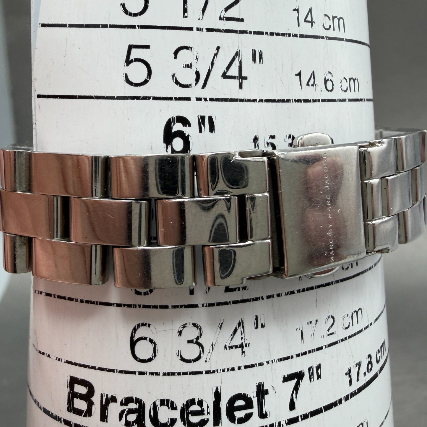 Marc By Marc Jacobs Watch Women 26mm Silver Dial Steel Round MBM3146 New Battery11
