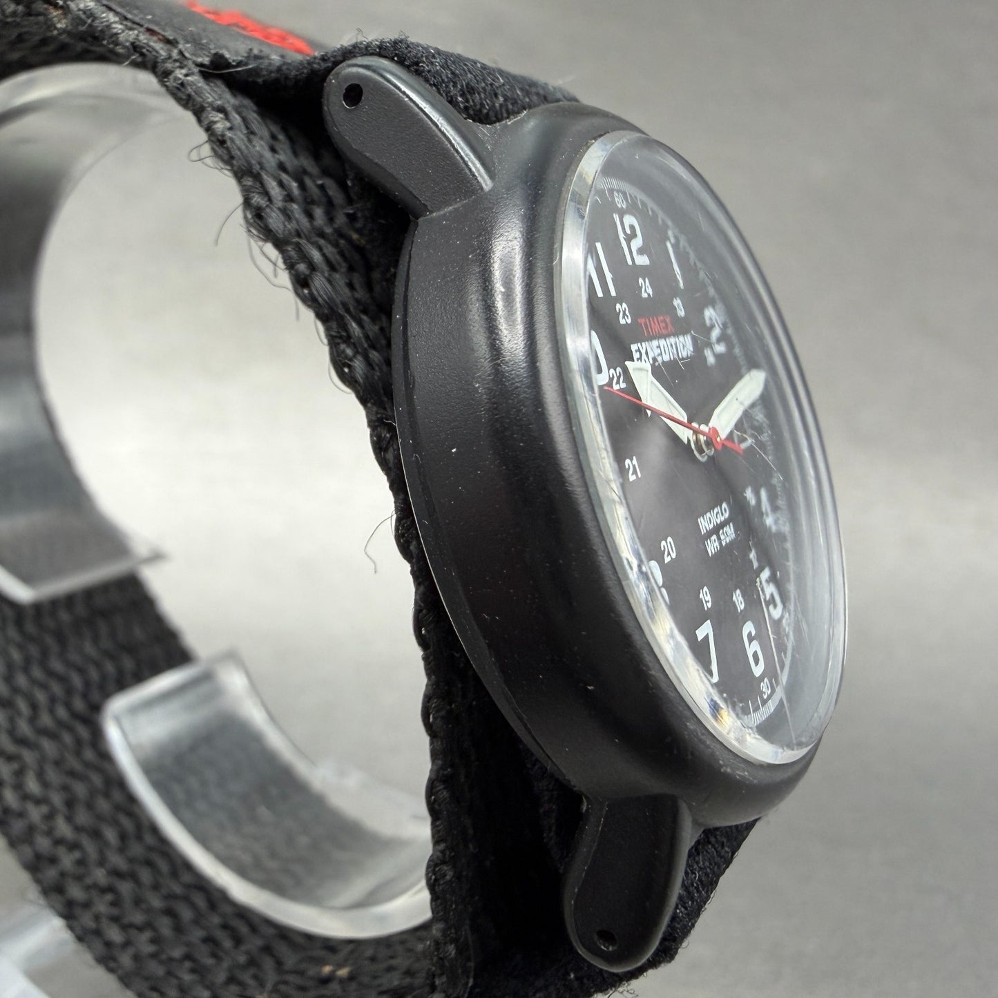 Timex Expedition Camper Watch Men 37mm Black Dial Black Tone Date T40011 New Bat3