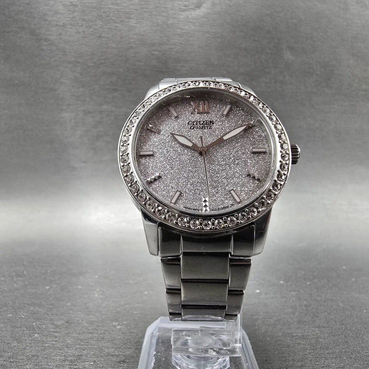 Citizen Watch Women 35mm Silver Dial Silver Tone Round EL3020-52A New Battery5