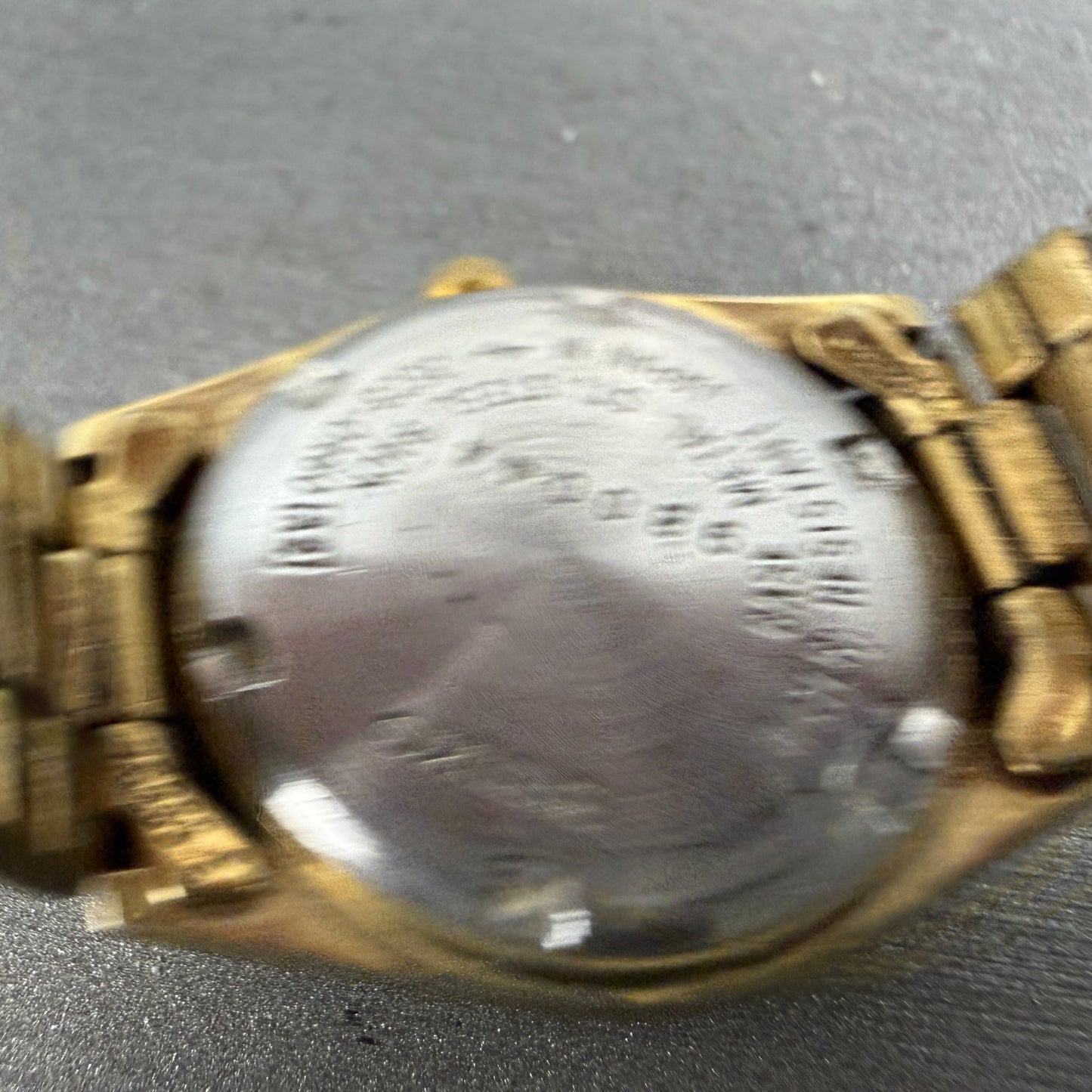 Seiko SQ Watch Women 24mm Gold Dial Gold Tone Daydate Round 3E23-0A60 NewBatt LK9