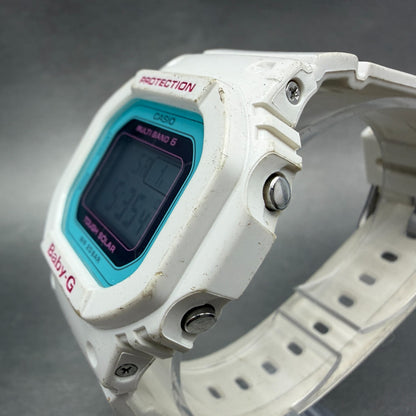 Casio baby-G BGD-5000 Watch Women 40mm Digital White Alarm Chrono Solar Works2