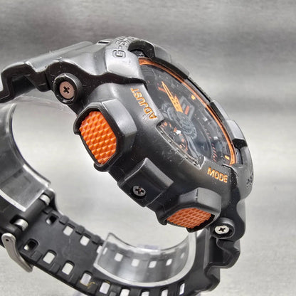 Casio G-Shock GA-110TS Watch Men 51mm Black Orange Chrono Alarm New Battery3