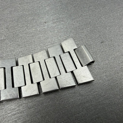 Seiko SQ Bracelet C202 Stainless Steel Tri Folding Clasp 8mm Vintage Japan B1