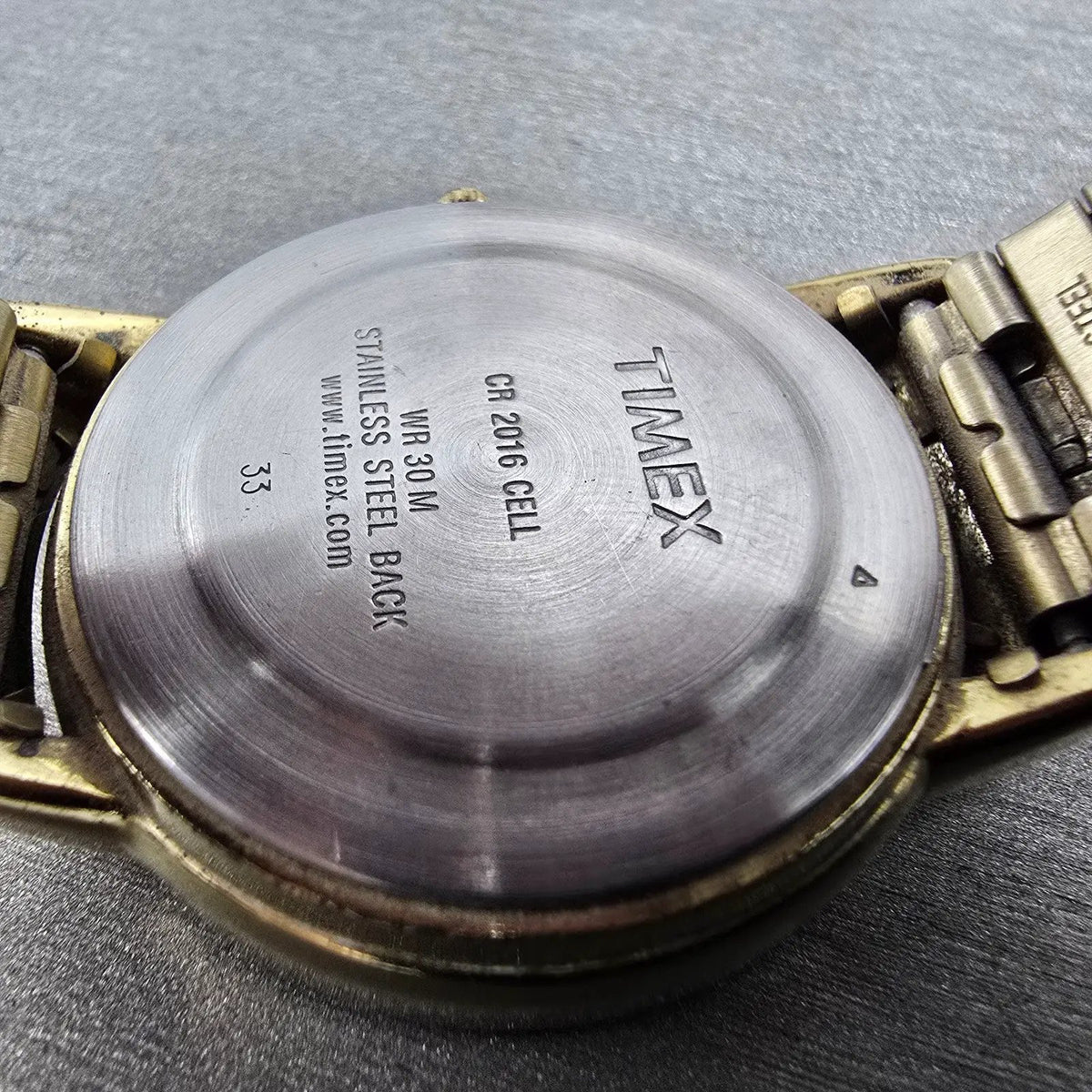 Timex Chambers Street Watch Men 36mm Cream Dial Gold Daydate Round new Battery9