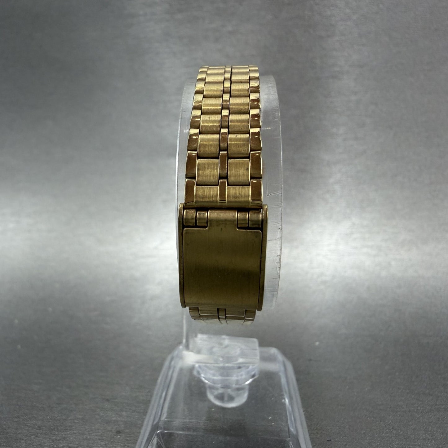 Seiko SX Watch Women 19mm Black Dial Gold Tone Round V4010091 New Battery7
