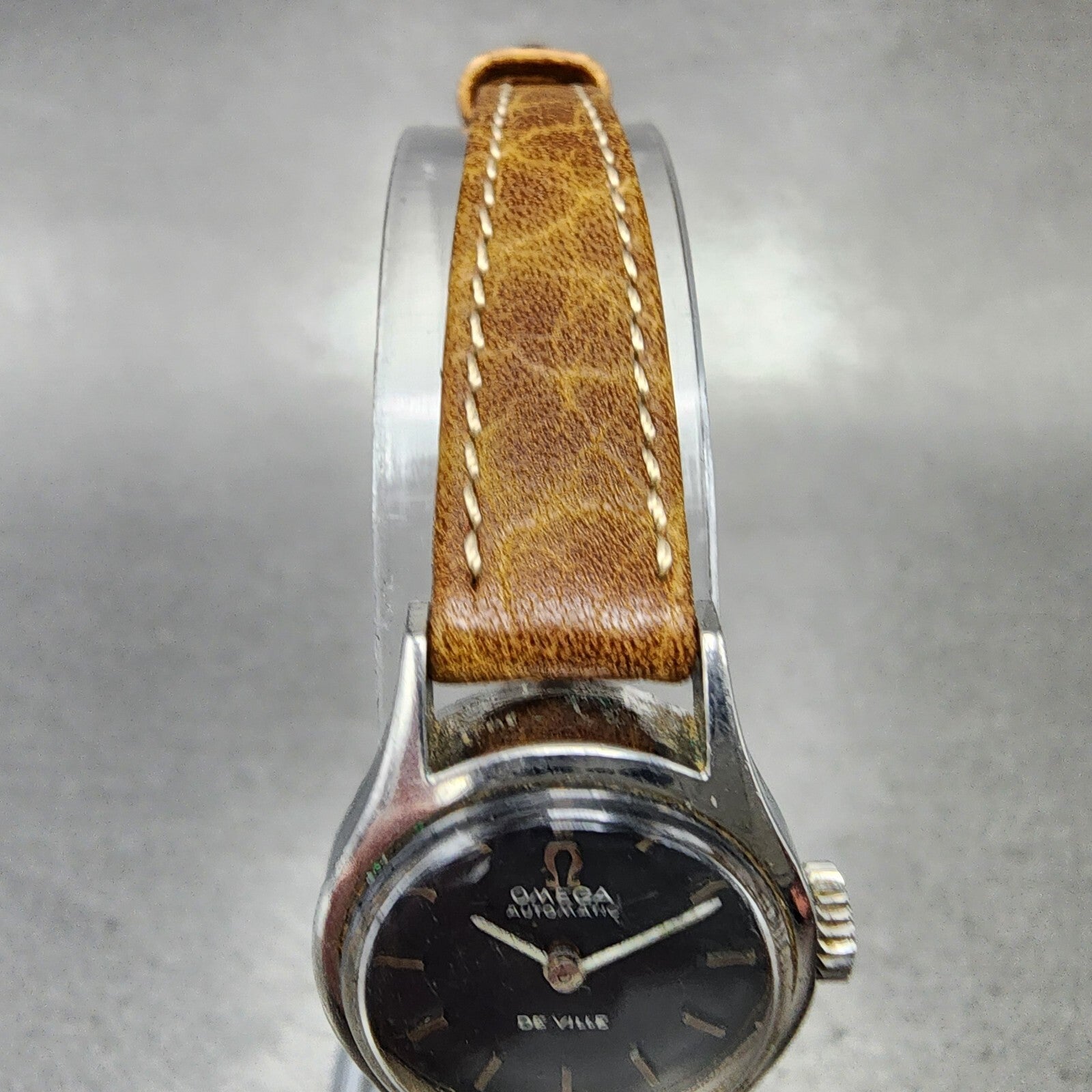 Omega De Ville Automatic Watch Women 20mm Blue Dial Steel Round Cal 671 Runs4