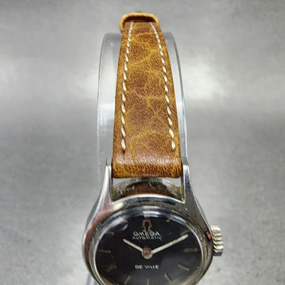 Omega De Ville Automatic Watch Women 20mm Blue Dial Steel Round Cal 671 Runs4