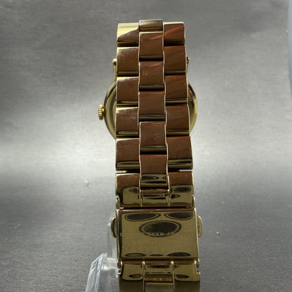 Marc Jacobs  Amy Dexter Watch Women 36mm Gold Dial Gold Tone Round New battery7