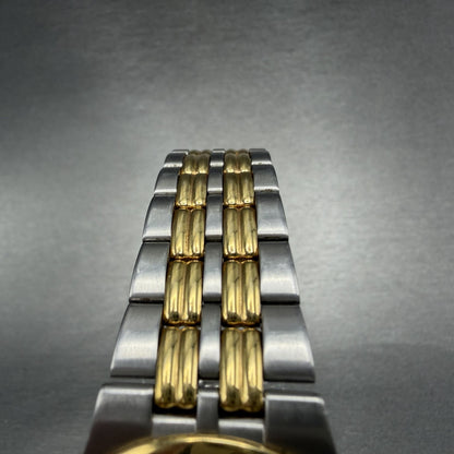 Longines Master Piece Watch Men 32 Gold Dial Two Tone Date Round 7283 New batt4