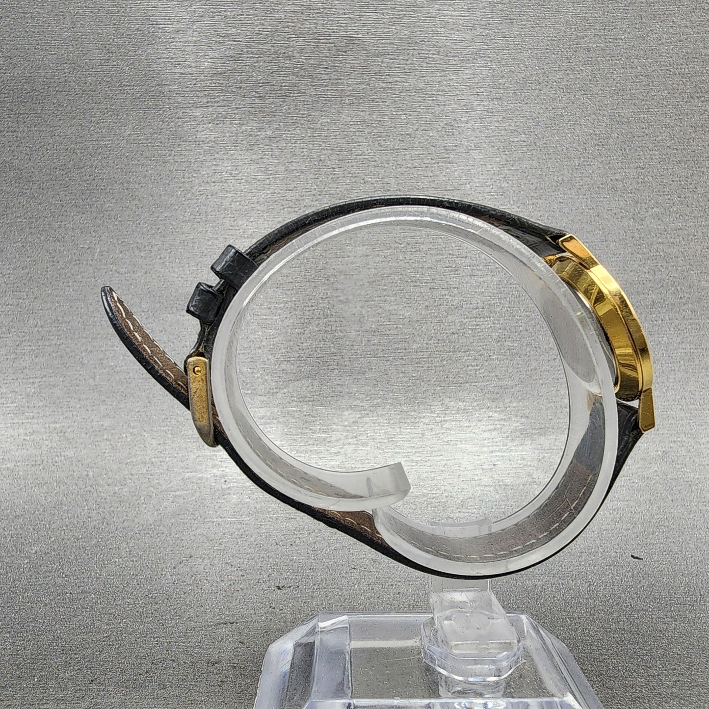 Movado Museum Watch Women 25mm Blue Dial Gold Tone Round 8725832 New Battery8
