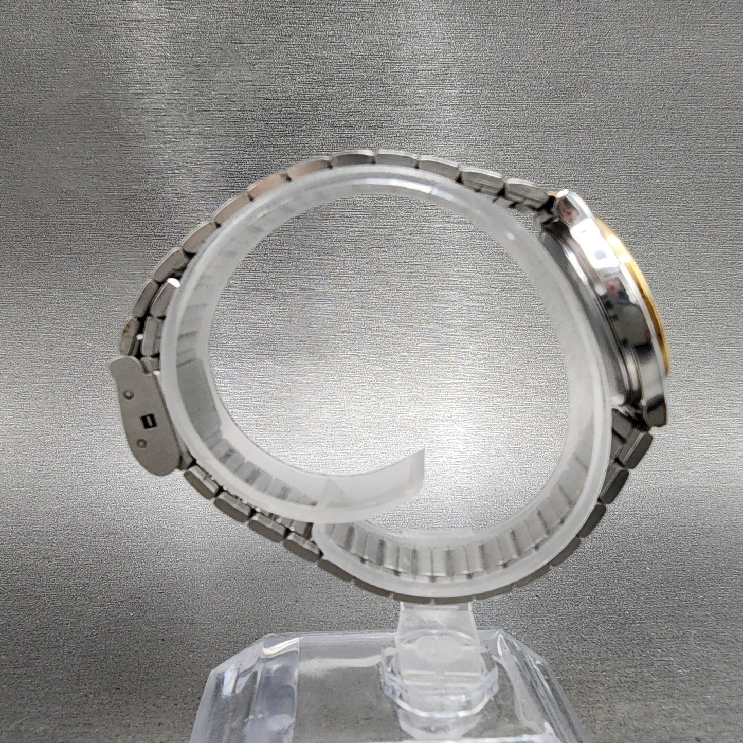 Seiko Spirit Watch Women 25mm Champagne Dial Two Tone Round 7N016A80 New Batt9