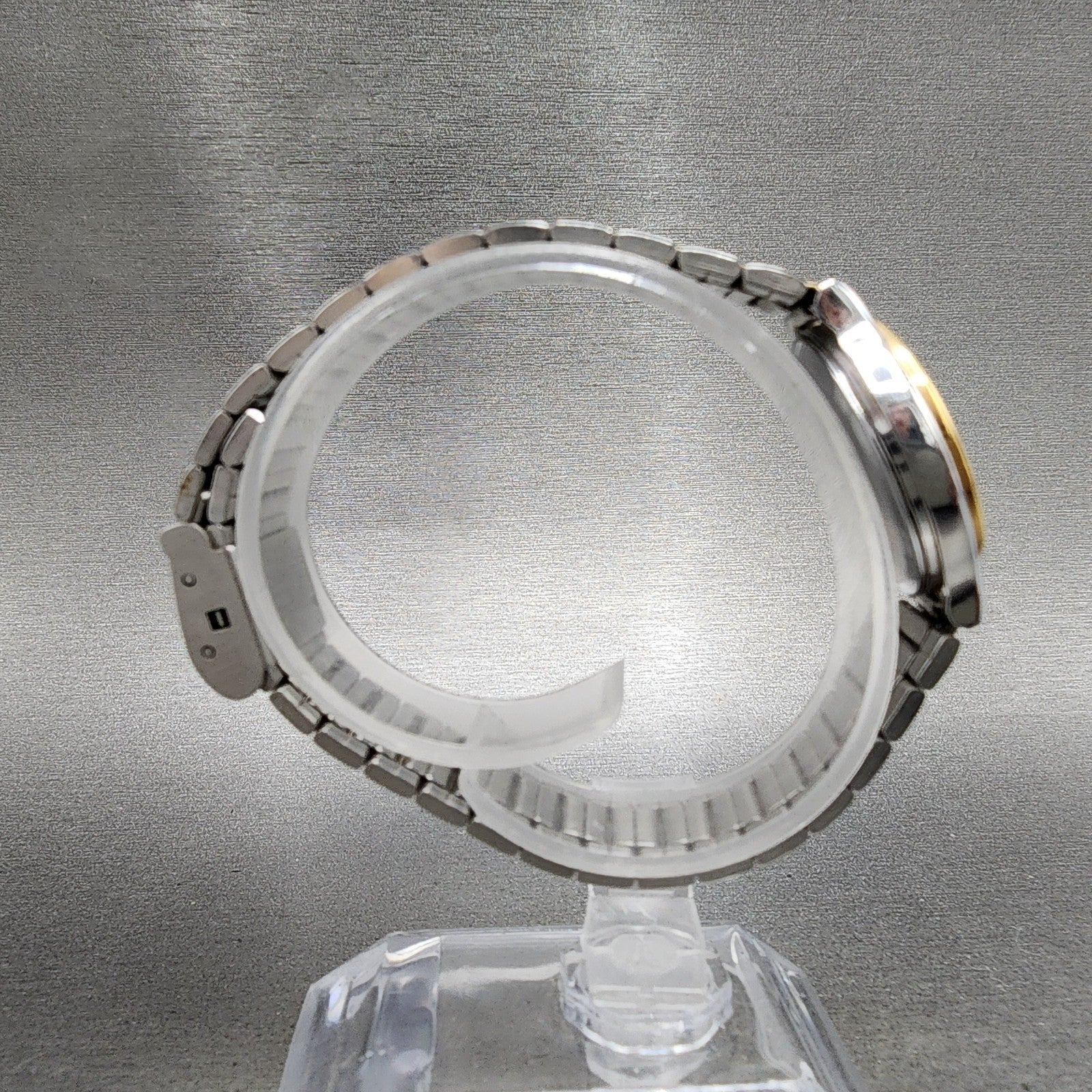 Seiko Spirit Watch Women 25mm Champagne Dial Two Tone Round 7N016A80 New Batt9