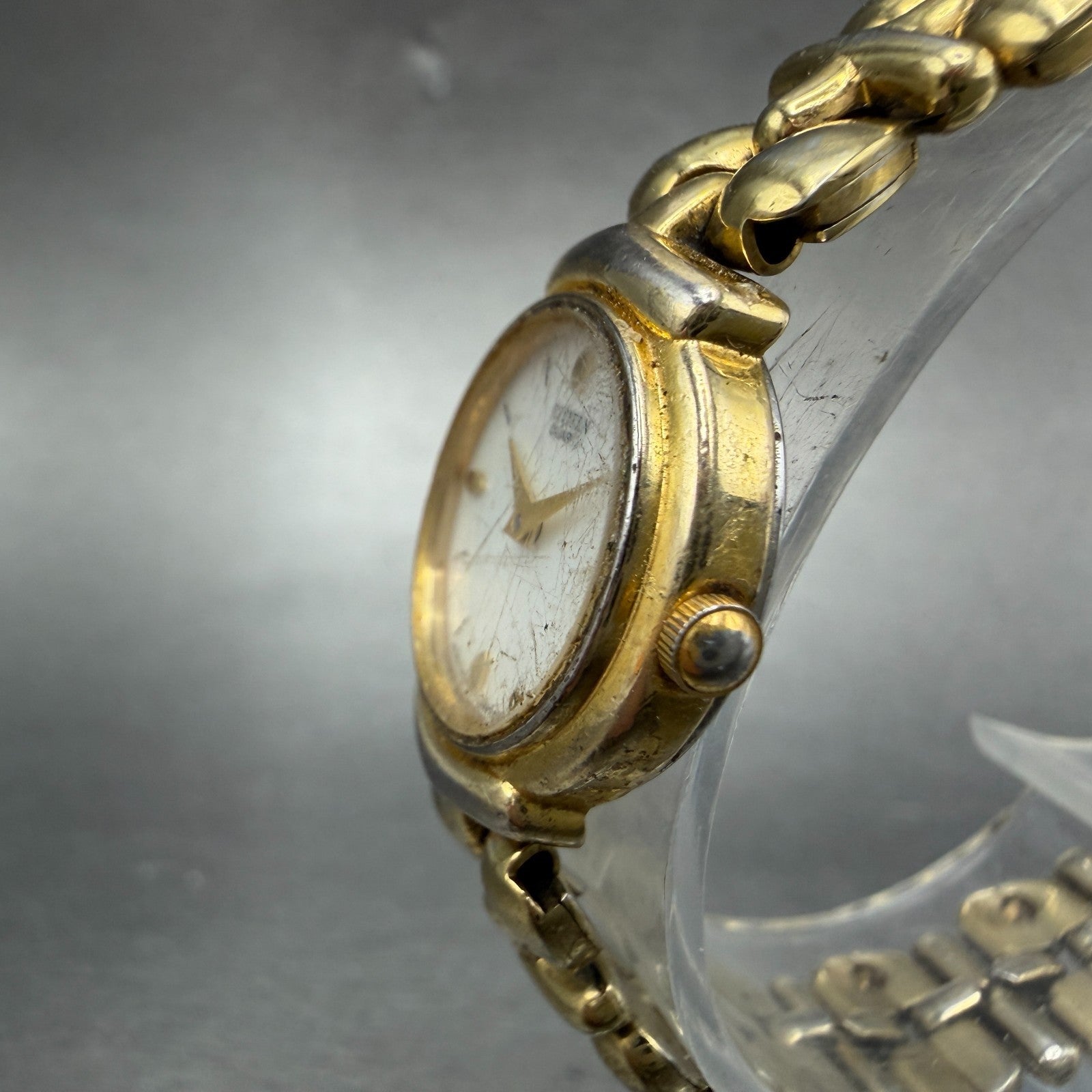 Citizen Watch Women 20mm MOP Dial Gold Tone Round 5920-S59891 New Battery2