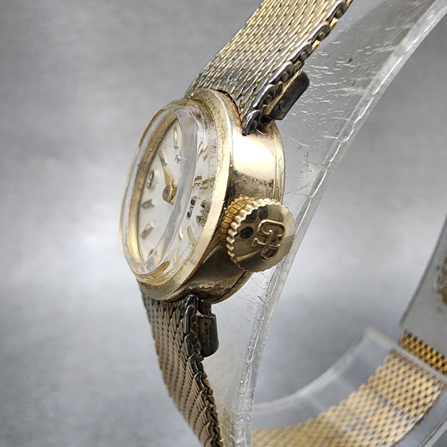 Girard Perragaux Watch Women 15mm White Dial 10K Gold Filled Manual Wind Runs2