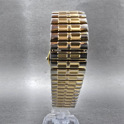 Longines Watch Men 33mm Gold Dial Gold Daydate Round L114.2 NO BACK!!!! New Batt7
