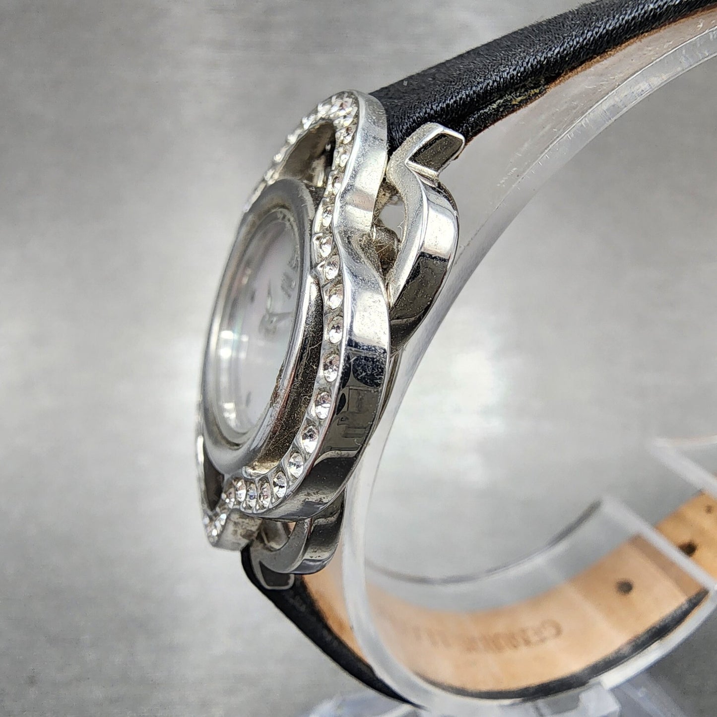Citizen Eco-Drive Lobella Watch Women 31mm MOP Dial Tone Crystal Bezel Floral