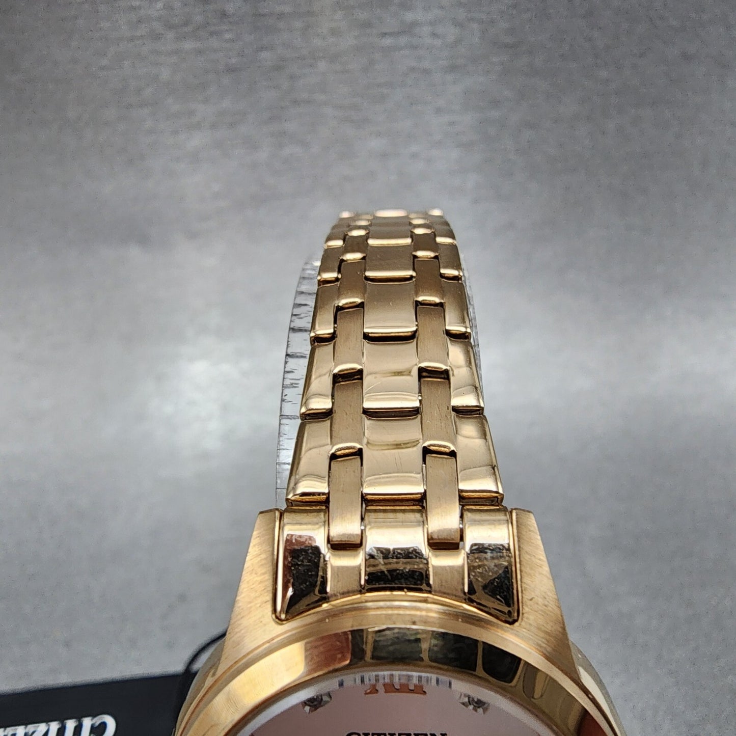 Citizen EcoDrive Watch Women 29mm Silver Dial Rose Gold Tone Date FE124359A4