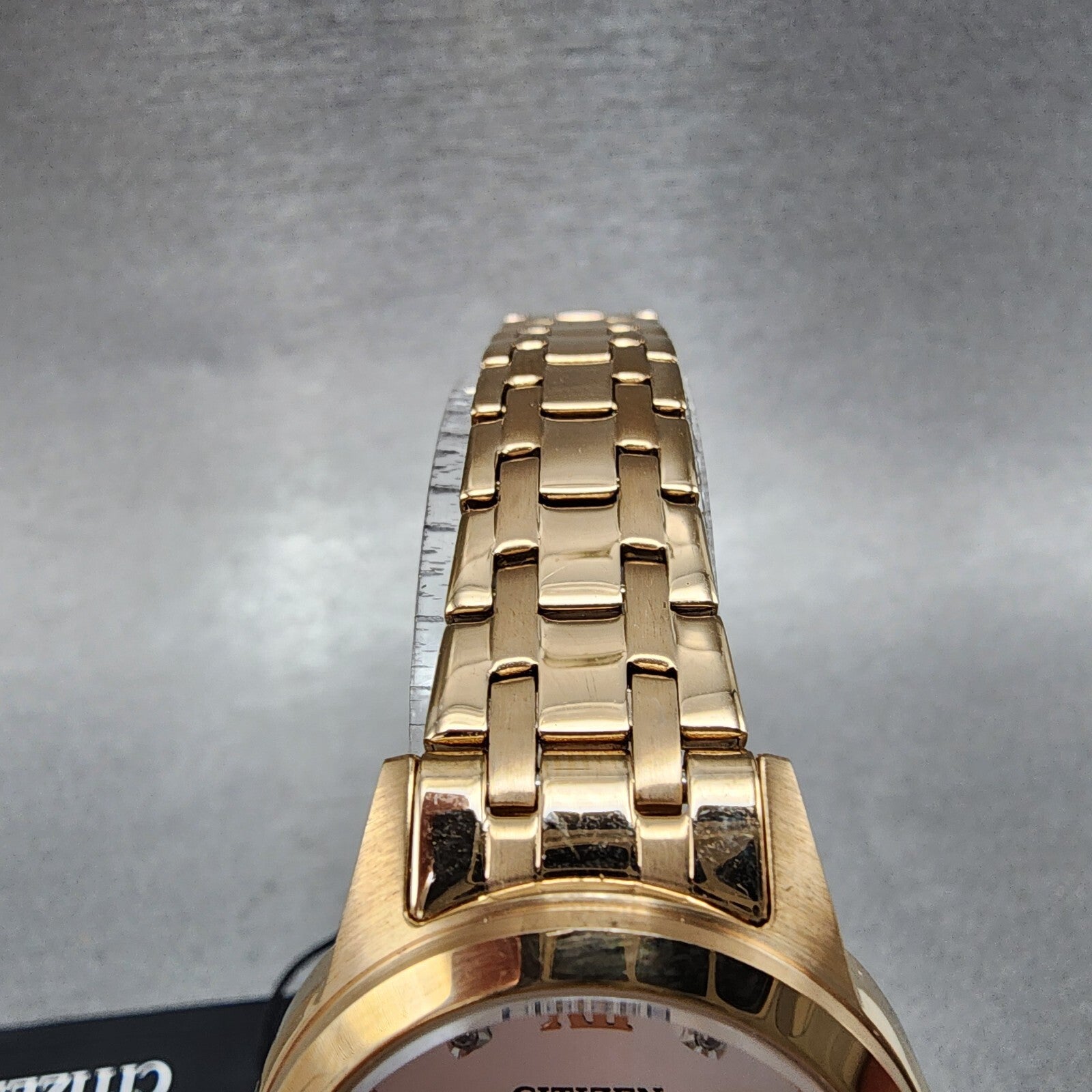 Citizen EcoDrive Watch Women 29mm Silver Dial Rose Gold Tone Date FE124359A4